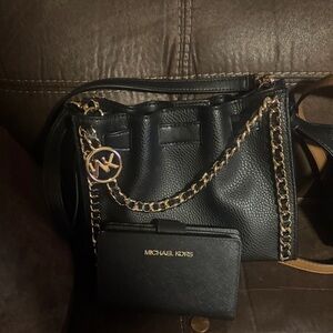 Michael Kors Black Chain Shoulder Bag